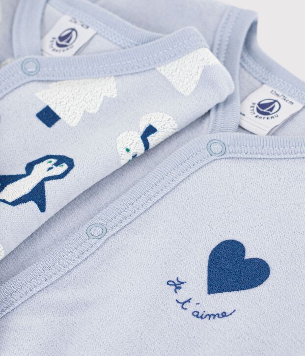 Juego de pijamas de terciopelo estampado para beb&eacute; multicolor
