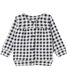Cardigan para bebé niña a cuadros vichy