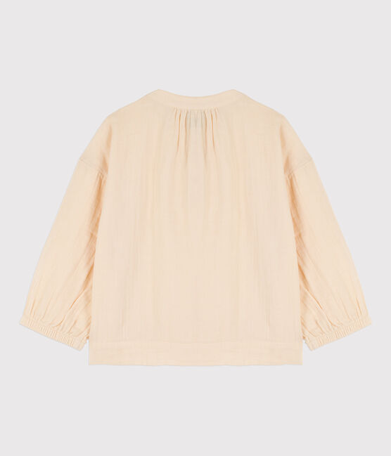 Blusa de gasa de algodón de niña crudo AVALANCHE