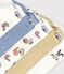 Juego de bodis de algod&oacute;n de manga larga con estampado de animales para beb&eacute; multicolor