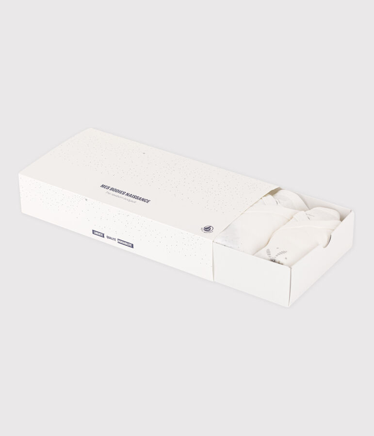 Lote de 5 bodies de nacimiento de manga larga para beb&eacute; variante 1