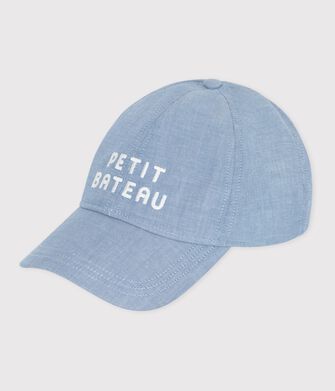 Sombrero infantil en denim claro Petit Bateau