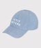 Sombrero infantil en denim claro Petit Bateau azul