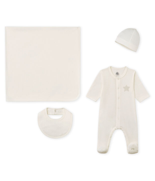 Estuche regalo 4 piezas para beb&eacute; unisex multicolor