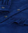 Blusa de micro pana de niña  BLEU FONCE