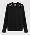 Jersey de lana para mujer negro NOIR
