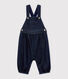 Peto en malla denim para bebé niña