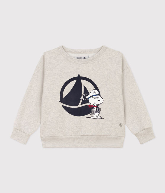 Sudadera de felpa para niño/niña gris BELUGA CHINE