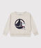 Sudadera de felpa para niño/niña gris BELUGA CHINE