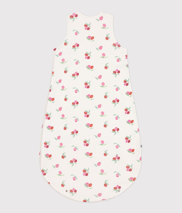 Saco de algod&oacute;n con flores para beb&eacute; TOG 1 blanco/multicolor