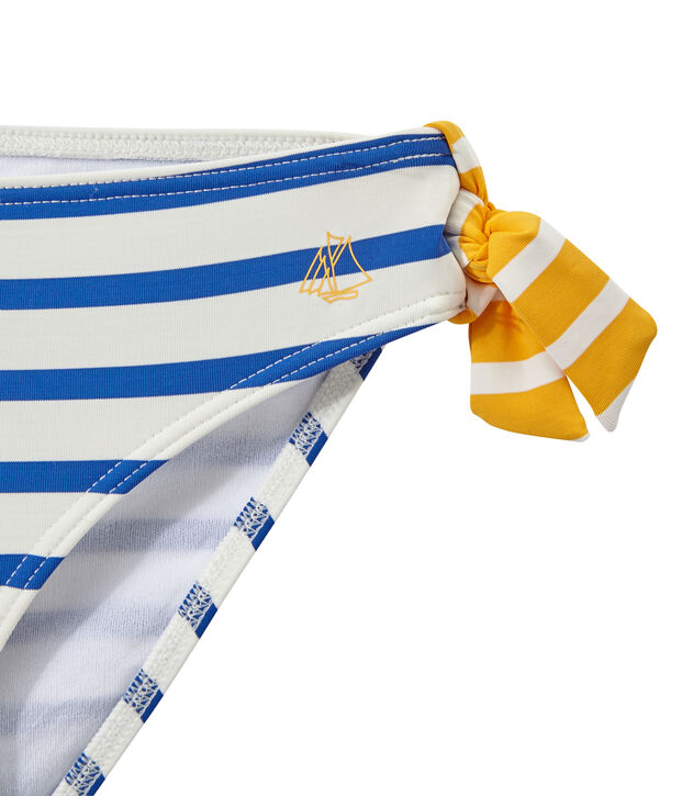 Bikini blanco/azul