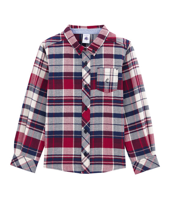Camisa a cuadros para niño azul SMOKING/rojo TERKUIT/ OGRE