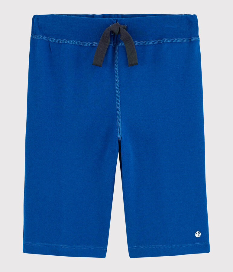 Bermudas de punto de ni&ntilde;o azul