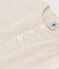 Camiseta de algodón de niño beige MONTELIMAR CHINE