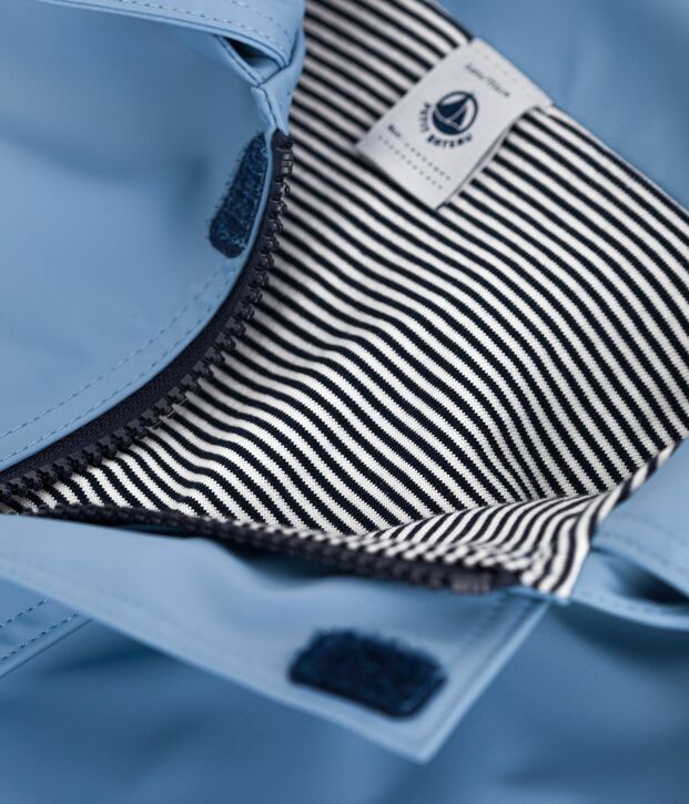 Impermeable emblem&aacute;tico infantil unisex azul