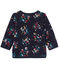 Cardigan para bebé niña en túbico estampado azul SMOKING/blanco MULTICO