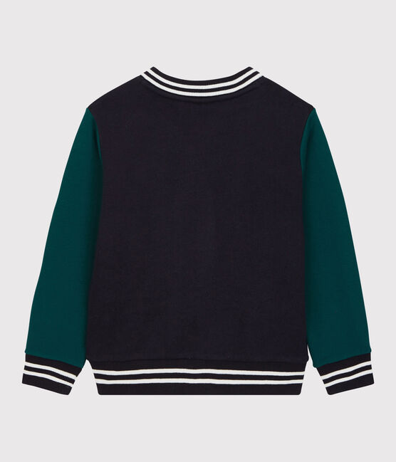 Chaqueta de béisbol de muletón de niño azul SMOKING/ PINEDE