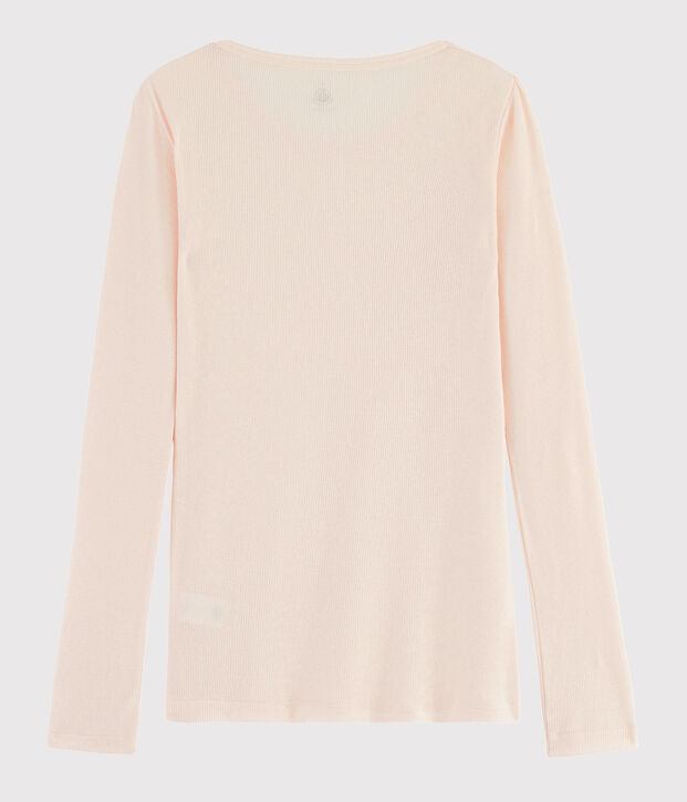 Camiseta de lana y algod&oacute;n para mujer FLEUR