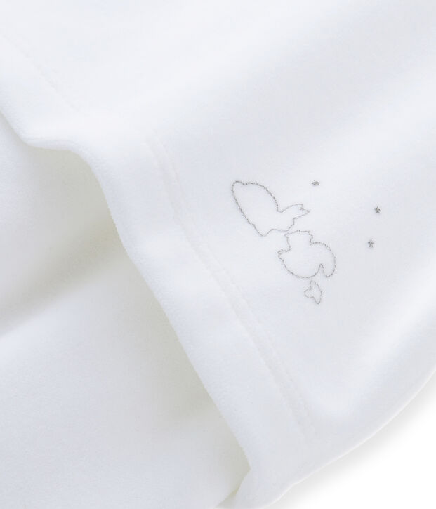 Unisex baby top and trouser set blanco/gris