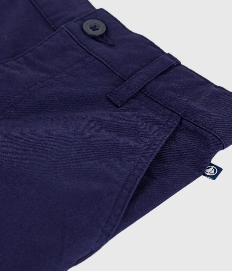Pantal&oacute;n infantil de algod&oacute;n azul