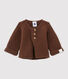 Cardigan de lana y algodón unisex
