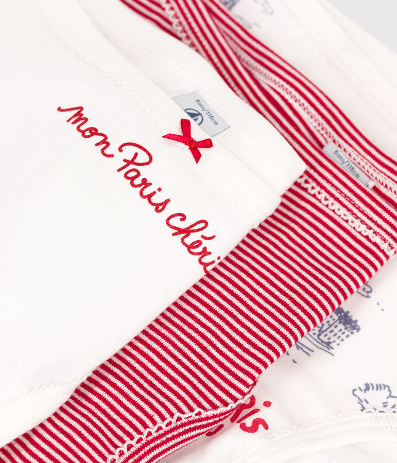 Juego de 3 braguitas de algod&oacute;n para ni&ntilde;a variante 2