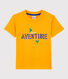 Camiseta de manga corta de punto de niño