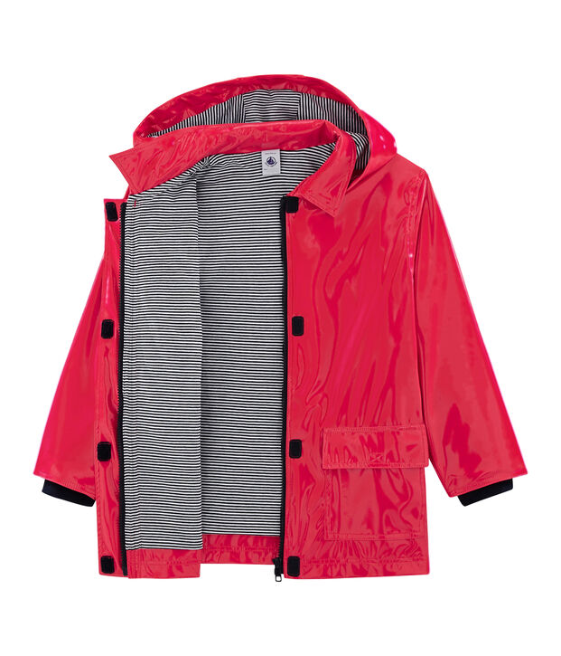 Impermeable reforzado para ni&ntilde;a rojo