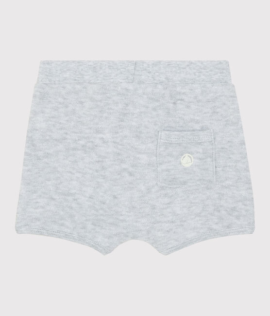 Pantalón corto de rizo de esponja de bebé niño gris POUSSIERE CHINE