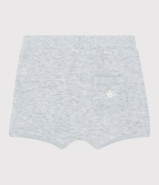 Pantalón corto de rizo de esponja de bebé niño gris POUSSIERE CHINE