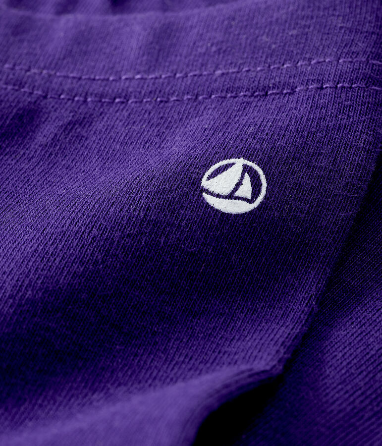Legging de punto 1 x 1 liso para beb&eacute; ni&ntilde;a. ROXO