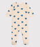Pijama de felpa cepillada con estampado de corazones para bebé azul AVALANCHE/ BEACH