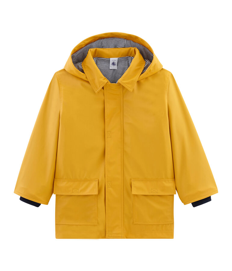 Impermeable infantil unisex amarillo