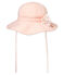Sombrero de rayas para bebé niña blanco MARSHMALLOW/rosa ROSAKO
