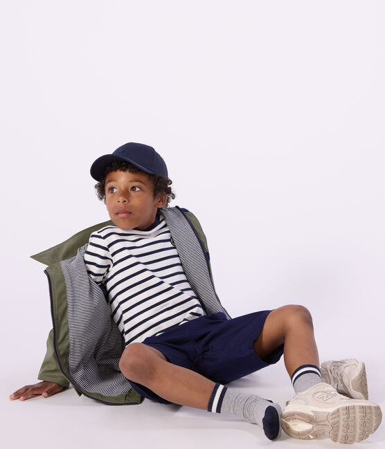 Chubasquero icónico infantil verde OLIVINE