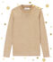 Jersey icónico marinero para mujer marron BRINDILLE/amarillo DORE