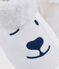 Patucos infantiles de osito de polar blanco MARSHMALLOW