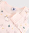 Pijama snugfit con estampado de princesas de niña de algodón rosa FLEUR/blanco MULTICO