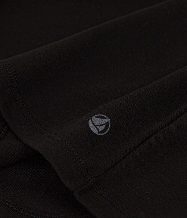 Camiseta de cuello vuelto para mujer ( ic&oacute;nico ) negro