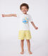 Camiseta infantil de manga corta de algodón con estampado