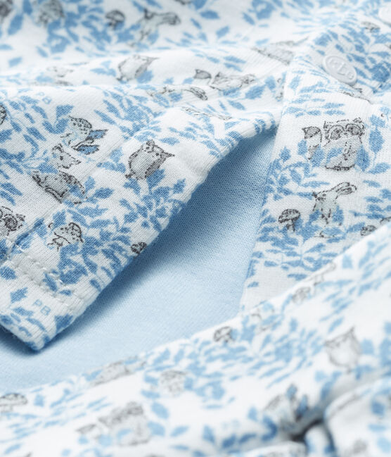 Conjunto de tres piezas para bebé niño de punto blanco MARSHMALLOW/blanco MULTICO