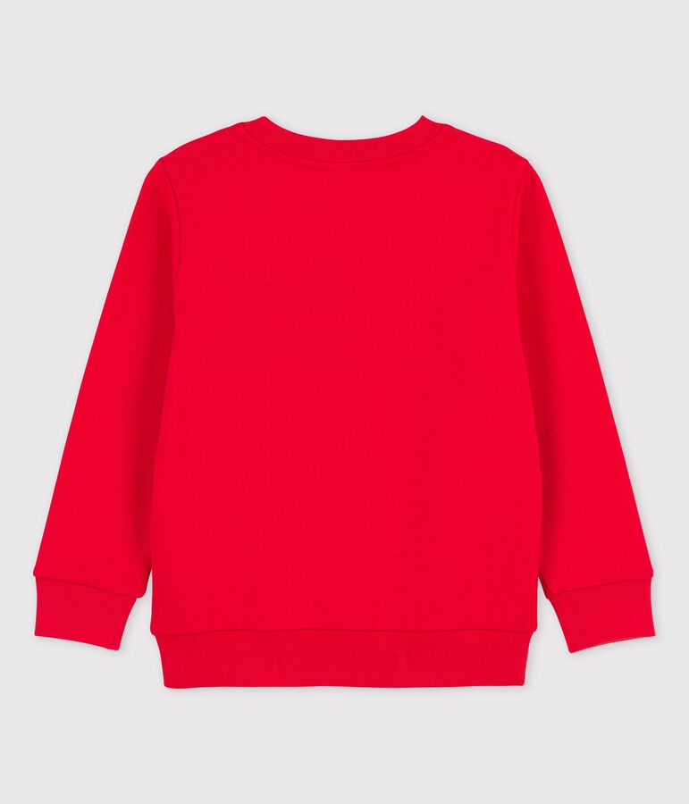 Sudadera de felpa para ni&ntilde;o rojo PEPS
