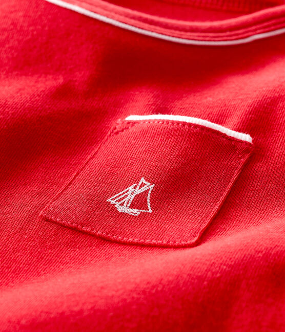 Tee shirt manches courtes bébé garçon rojo TERKUIT CN
