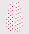 Saco de algodón para bebé con corazones TOG 1 blanco MARSHMALLOW/rojo TERKUIT