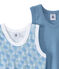 Lote de 2 camisetas sin mangas para niño blanco LOT