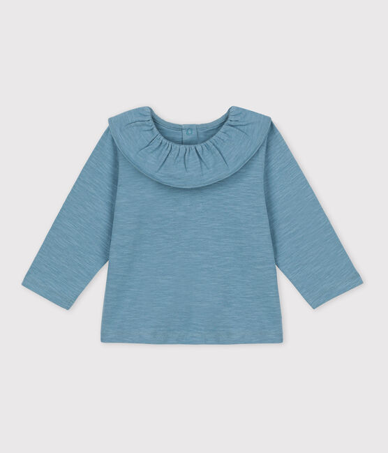 Blusa de punto ligero de manga larga para bebé azul ROVER