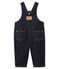 Peto vaquero largo para bebé unisex. azul Jean