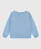 Sudadera estampada de muletón de niña/niño azul AZUL