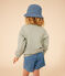 Sudadera de felpa para niña verde HERBIER