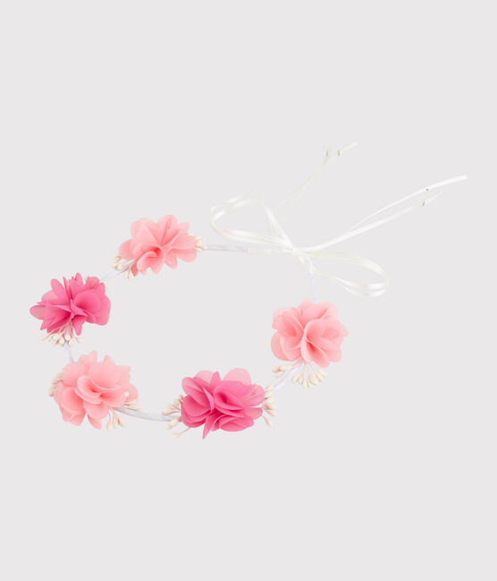 Corona de flores de niña blanco MARSHMALLOW/blanco MULTICO